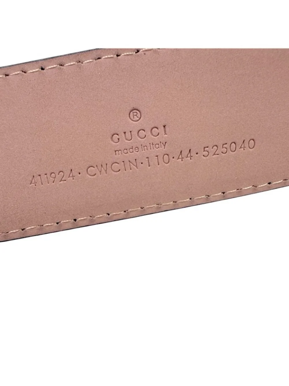 Gucci Black Interlocking G Buckle Belt Signature Leather Debossed Logos ‎411924
